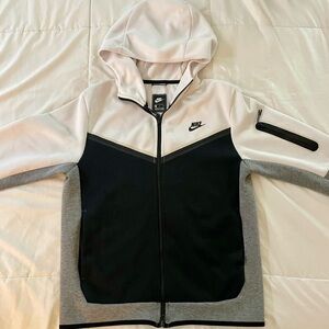 Nike Black, White, and Gray Hoodie